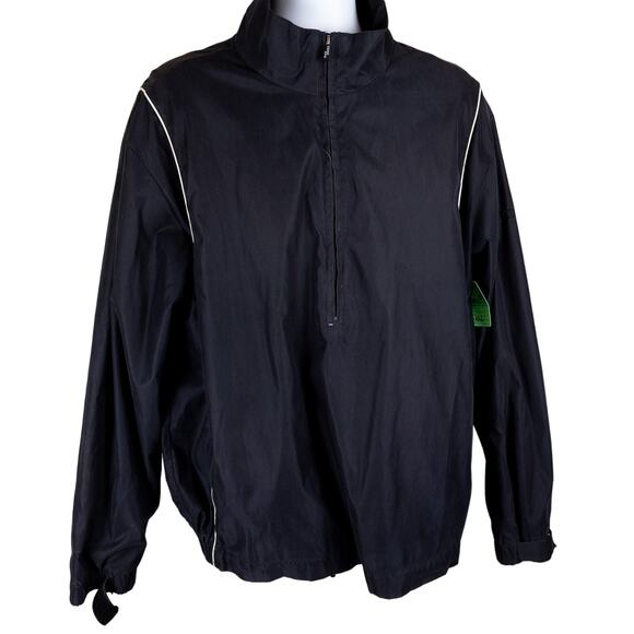 Izod XFG Mens Black Performance 1/2 Zip Jacket XXL - Picture 8 of 8